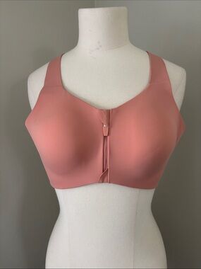 knix Catalyst Front-Closure Sports Bra in Dusty Rose